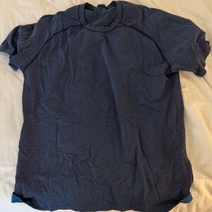 Lululemon Men's Blue Athletic Shirt